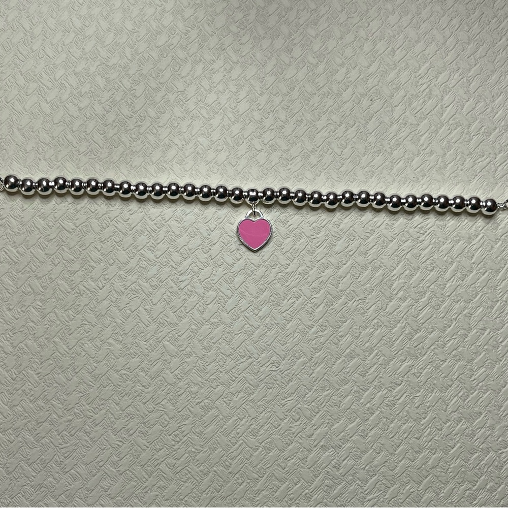 NET Silver Heart Bracelet - Picture 3 of 3